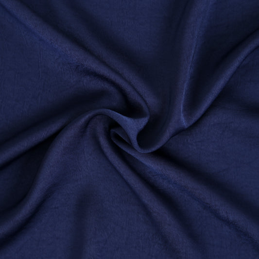 SL17- navy plain satin