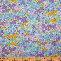 F203- Hyacinth, Noise blue floral