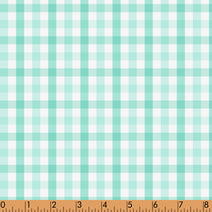 M58- Mint plaid fabric printing 4.0