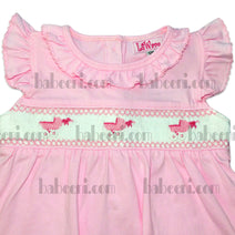 Cute stroller smocked bubble for baby - LQ 006