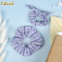 Nice pattern printed scrunchies for little girls - HB 125