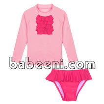 Cute pink girl swimsuit - SW 306