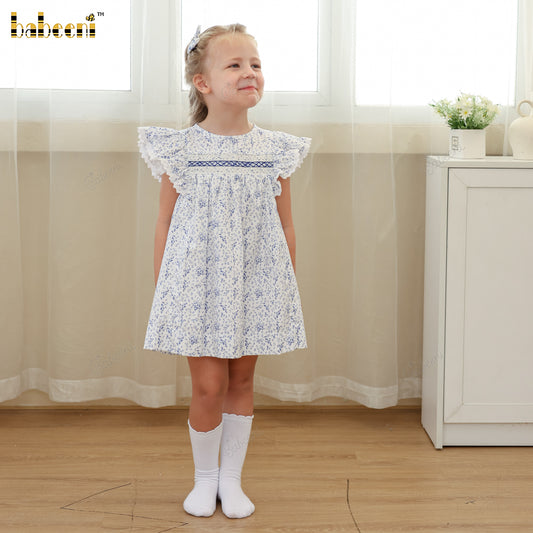 DR4407 – Girls’ ECO Floral Embroidered A-line Dress
