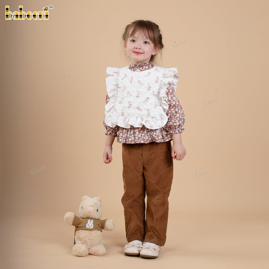 DR4501 - Ivory Meadow Layered Pinafore