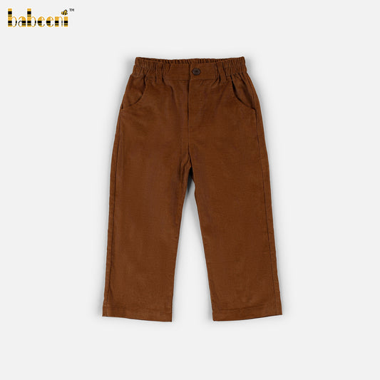 DR4502 - Cocoa Corduroy Wide Pants