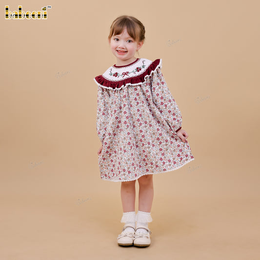 DR4507 – Autumn Bloom Smocked Dress