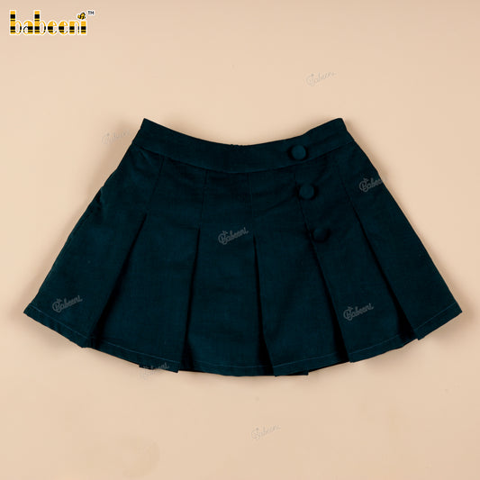 DR4510 - Navy Cardigan Flared Skirt