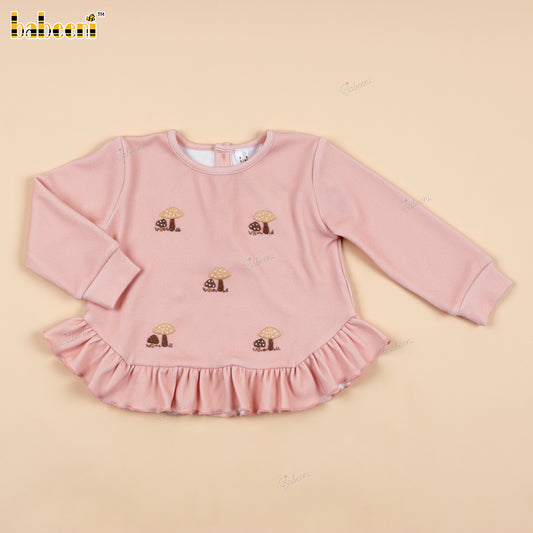DR4516 – Hand-Embroidered Baby Girl Sweater