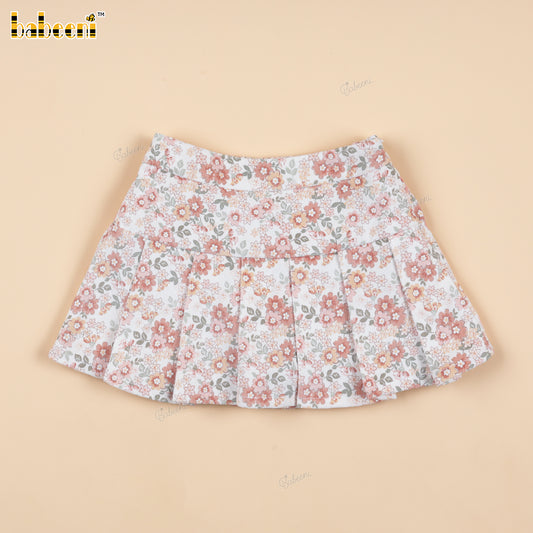 DR4517 – Floral Printed Baby Girl Skirt