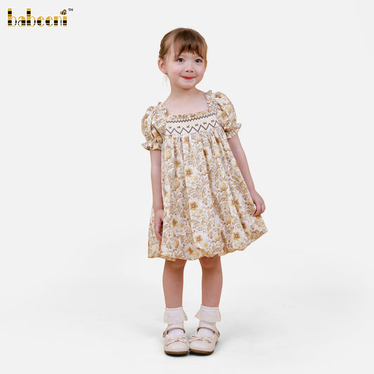 DR4525 - Golden Meadow Smock Dress