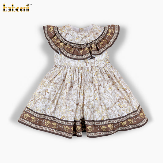 DR4526 – Golden Bloom Vintage Dress