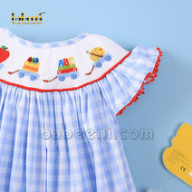 Back to school girl smock dress - DR 3082