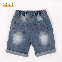 Truck applique denim short - DC 28