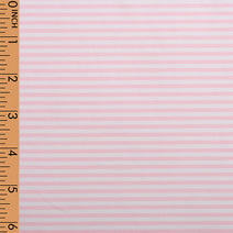 K113-  baby pink stripe 3mm printed 4.0 knit fabric