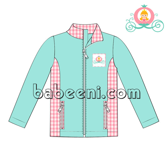 Adorable Cindrella smocked jacket for lovely girls- PO 03