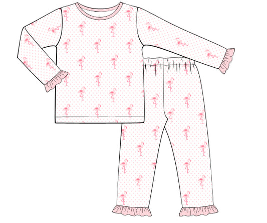 K104 - Flamingo knit fabric