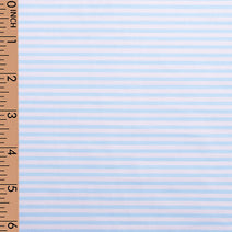 K112- blue stripe 3mm printed 4.0 knit fabric