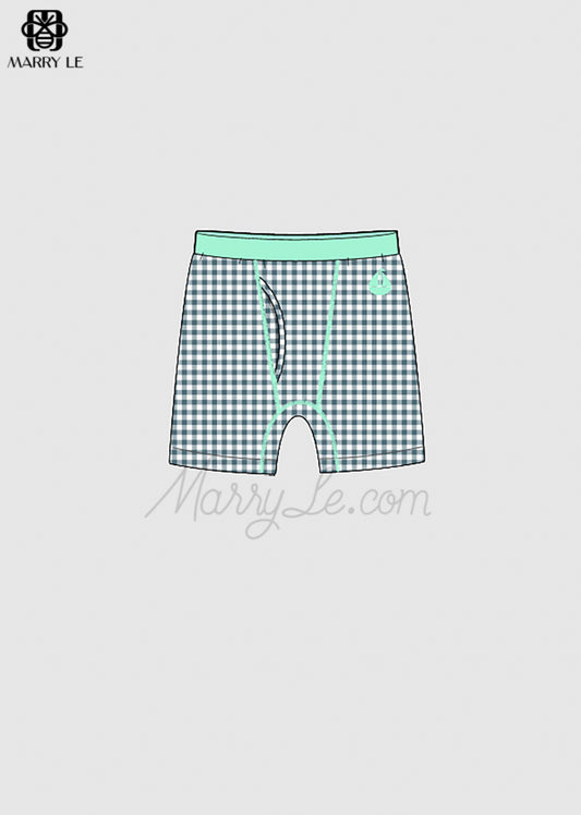 BOAT EMBROIDERY MAN BOXER - MD276