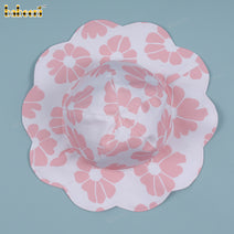 Beautiful Pink flower pattern Cap for your baby - CA33