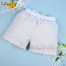 Khaki window plain boy trunks - SW 575