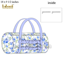 Floral ruffle duffle bags for children – KB 55