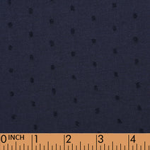 O32- Navy Swiss dot