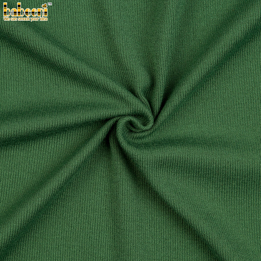 CD05-Dark green plain thin cardigan fabric