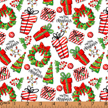 PP60-Christmas pattern fabric 60 printing 4.0