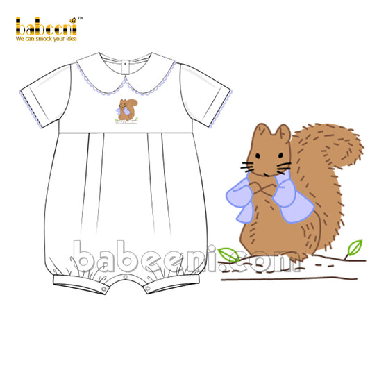 Squirrel Baby Boy Rompers- KN 213