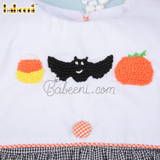 Halloween French knot boy bubble - BC1158