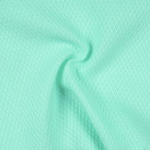 HC09-Mint Honey comb fabric