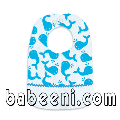 Whale cotton bibs BI 11