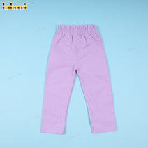 Purple Khaki Pant For Girl - BT85