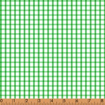 P5- Green window pane fabric