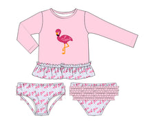 S26 - Flamingo rash guard fabric (SPF 50+++)