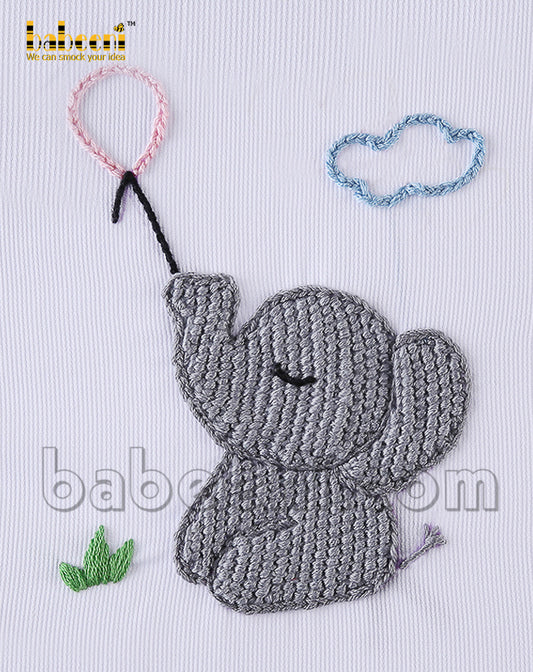 Cute baby elephant crochet - CP69