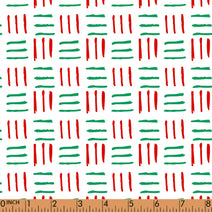 K359-red, green netting knit printing 4.0