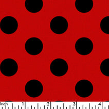 D 70.0 - Red with medium black dot