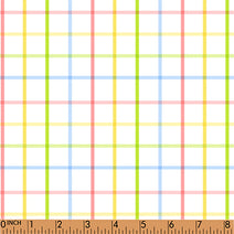 PP201 - red, yellow, lime green, blue plaid print 4.0