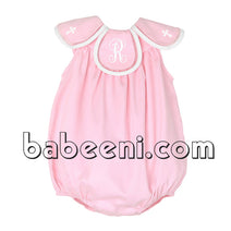 Lovely Easter cross embroidered tulip bubble for little girl - DR 2430