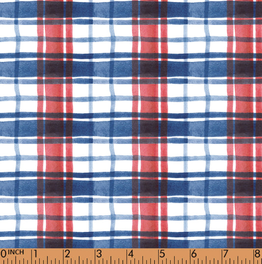 PP36 - US independence plaid 6 fabric printing 4.0