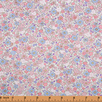 F206- Pink, cornfloral blue