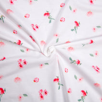 K168- Dropping Cherry Blossom printed 4.0  knit fabric