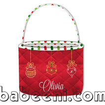 Christmas Olivia Monogrammed hand bag KB 29