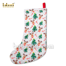 Hand smocked Christmas stockings - CO 05