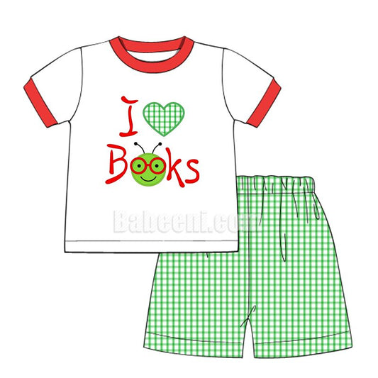 Cute bookworm boy clothing - BC 801