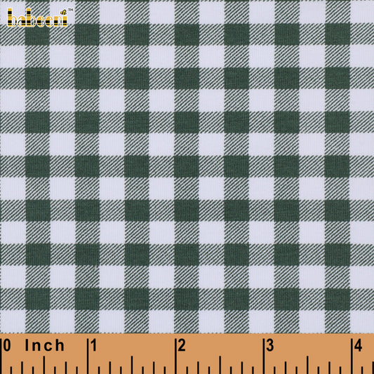 KB485 - Olive Check knit