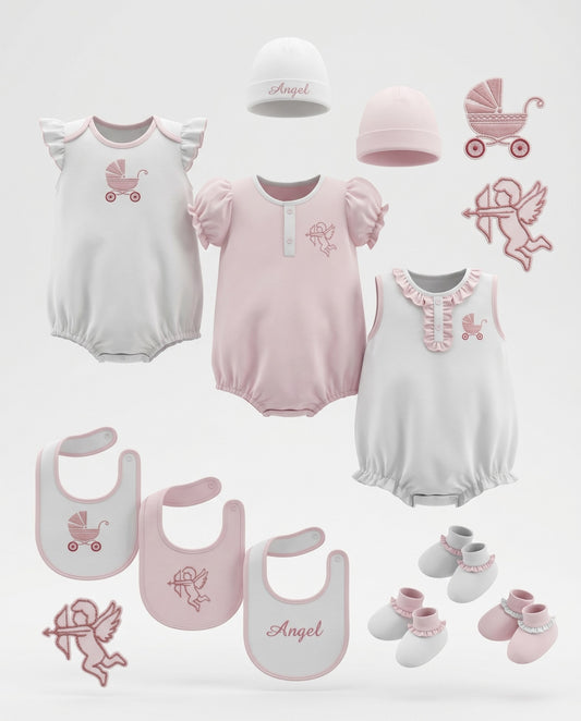 DR4588 – Angel & Cupid Newborn Gift Set
