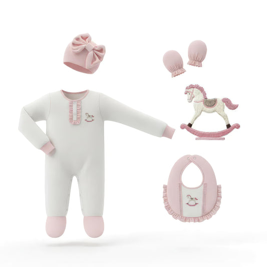 DR4589 – Rocking Horse Footed Sleeper Gift Set