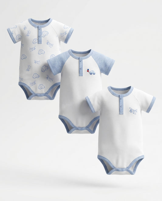 DR4581 – Baby Boy Transportation Newborn Gift Set – Sky Blue Collection
